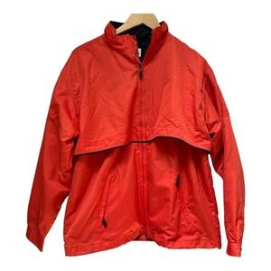 Cutter & Buck Orange Alabama Power Full Zip Windbreaker Jacket Ladies L